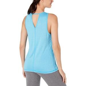 Ideology Womens Striped Fitness Tank Top Size L